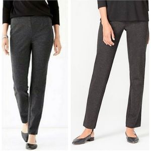 J. Jill ponte slim leg pants